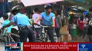 Flash: Mga pasyalan sa Baguio, patuloy na dinaragsa ng mga turista