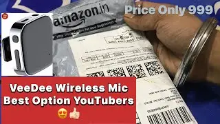 VeeDee Wireless Mic || For YouTuber J21 Bluetooth Recording #Veedee#wirelessmic