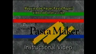 Popeil Automatic Pasta Maker Instructions & Video Cookbook (with Spanish Subtitles)