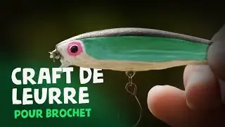 COMMENT FABRIQUER UN LEURRE EN BOIS : Leurre HANDMADE, pour brochet ! [Tuto P&ecirc;che]