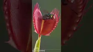 Jaw-Dropping Venus Flytrap: Watch This Carnivorous Plant Devour Insects in Seconds! in HINDI. #short