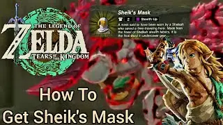 Zelda Tears of The Kingdom[JP Dub] How To Get Sheiks Mask