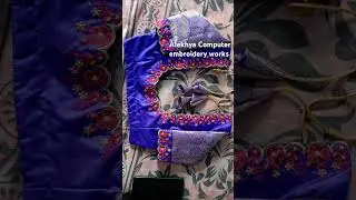 Latest cutwork embroidery designs available #alekhya Computer embroidery works #godavarikhani
