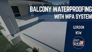 Balcony Waterproofing With Polyurethane Membrane - Gordon NSW
