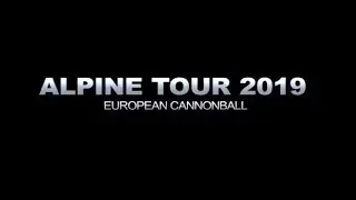 The Cannonball Alpine Tour 2019