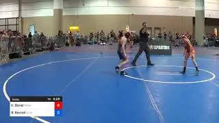 84 Lbs Prelims - Kara-Lynn Dover, Roundtree Wrestling Academy Vs Bennett Becnel, Scorpion Wrestlin