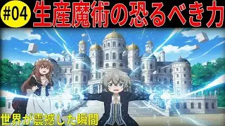 【お気楽領主の領地防衛】【#04】【衝撃】追放少年が1日で城壁建設⁉生産魔術の恐るべき力に世界震撼【お気楽領主の楽しい領地防衛】