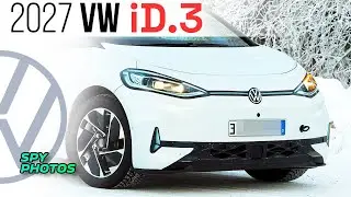 Обновленный Volkswagen ID. 3 2027 года #VW // Шпионские фотографии