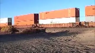 EB BNSF Z Train Rolls Thru Helensdale CA