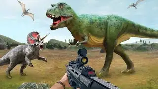 Best Dino Games - Dino Hunter - Hunting Clash: Animal Shooting Games Android Gameplay