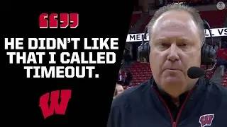 Greg Gard Speaks After Altercation With Juwan Howard Following Win Vs Michigan I CBS Sports HQ