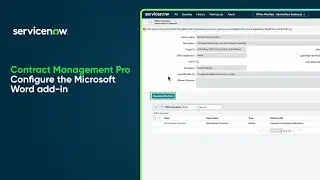 Contract Management Pro | Configure the Microsoft Word add-in for ServiceNow Contracts on MacOS