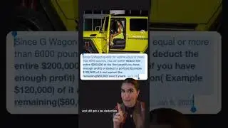 The G-Wagon Tax Deduction