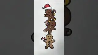 #2026 🍪 Yummy Gingerbread Cookie Tower! ✨🎄(happy Christmas ) #shortvideo