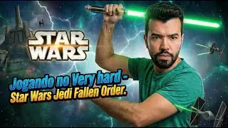 STAR WARS JEDI FALLEN ORDER - Primeira Vez JOGANDO no VERY HARD + BATE PAPO - PT5