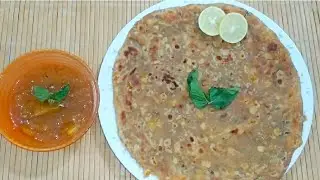 Paratha With leftover Daal | how to make Lentil Paratha | Vegetarian Stuffed Paratha
