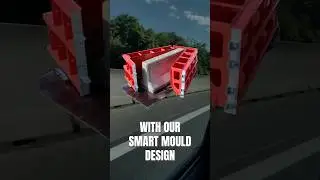 Produce concrete Jersey barrier with our modular mould | Block Moulds