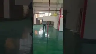Using ZHT membrane press equipment, the customer's daily production of MDF door panels is shown