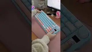 Epomaker TH80-X 💖 Me encanta cambiar los gifs en la pantallita✨️ #epomaker #teclado #setup #keyboard