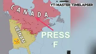 ⚔️Canada vs Vietnam  | HOI4 TIMELAPSE | WW2 BATTLE | MAP BATTLE