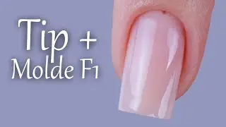 Unha de Gel com Tips e Molde F1