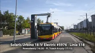 Linia 518 | Solaris Urbino 18 IV Electric #5976 - MZA Warszawa