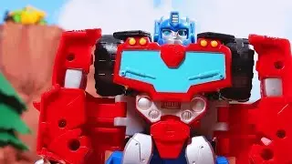 Transformers Para Niños | Rescue Bots Stop Motion 24/7 🔴
