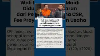 Wali Kota Madiun Maidi Jadi Tersangka Pemerasan dan Gratifikasi, Dapat Aliran Dana Rp 2,2 Miliar