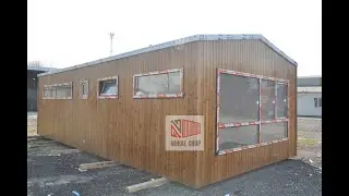 Thermowood Ahşap Kaplama &ouml;zel 4*9 &Ouml;ZEL OFİS KONTEYNER