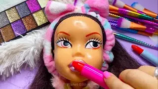 ASMR Satisfying with Unboxing & Review Mannequin Makeup Skincare Sounds Video Fast Hair black Style