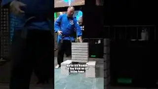 Испытание силы в Лас-Вегасе | Соревнование по разбиванию бетона руками в стиле боевых искусств #к...