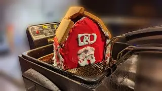 Gingerbread House vs. Deep Fryer