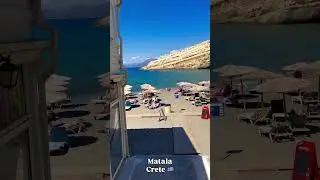 Matala &bull; Crete 🇬🇷 #matala #crete #greece #travel