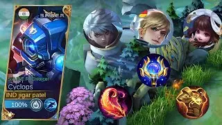 LEGENDARY CYCLOPS DESTROYS EVERYONE !! CYCLOPS BEST BUILD 2023 !! CYCLOPS MOBILE LEGENDS