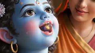 Krishna s Cosmic Mouth Revealed to maa Yashoda