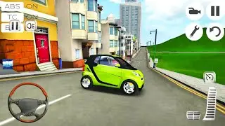 Small Fiat Car Driving In San Francisco - City Car Sim 3D - Android Gameplay