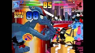 MUGEN battle #7502: Team Blue vs Team Black