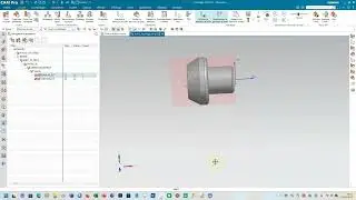 Solid Edge Cam Pro : le tournage - partie 1 - rep&egrave;re,brut,approche,limite, &eacute;bauche ext, finition ext