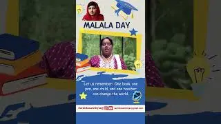 July 12 Malala Day 2024 | Change the World | Let's Celebrate as Women Educational Day