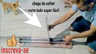 Como cortar piso que quebra no riscador
