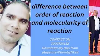 difference between order of reaction and molecularity of reaction