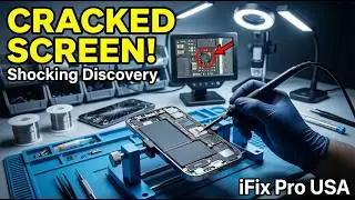iPhone 15 Pro Max CRACKED Screen Repair - Shocking Discovery Inside #smartphone #repair #fix 