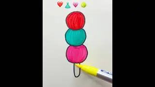 ❤️💧💓🥎satisfying creative drawing #art  #satisfyingvideo #satisfying #video #viral #creative #shorts