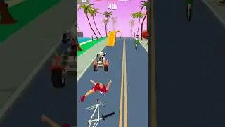 BIKE RUSH🎯#CYCLE RACE#flipping #viral #gaming #trending #shorts #song #foryou #cycling