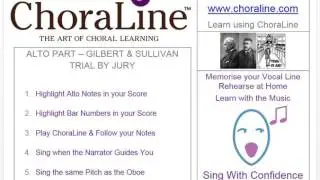 Alto Part GILBERT AND SULLIVAN TRIAL BY JURY