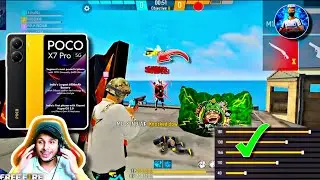 Poco X7 pro 5G free fire sensitivity setting⚙️| Poco X7 pro free fire setting⚙️ @NonstopGaming_ 