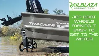 RAILBLAZA Jon Boat Wheels | making it easy to get to the water