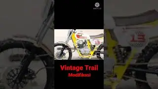 Motor Trail Vintage modifikasi ala. kadarnya