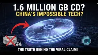 1.6 Million GB in One CD? 💿 China's Revolutionary New Storage Tech Explained!