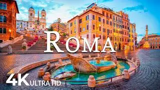 FLYING OVER ROMA (4K UHD) &ndash; Soothing Music Along With Beautiful Nature Video - 4K Video ULTRA HD #3